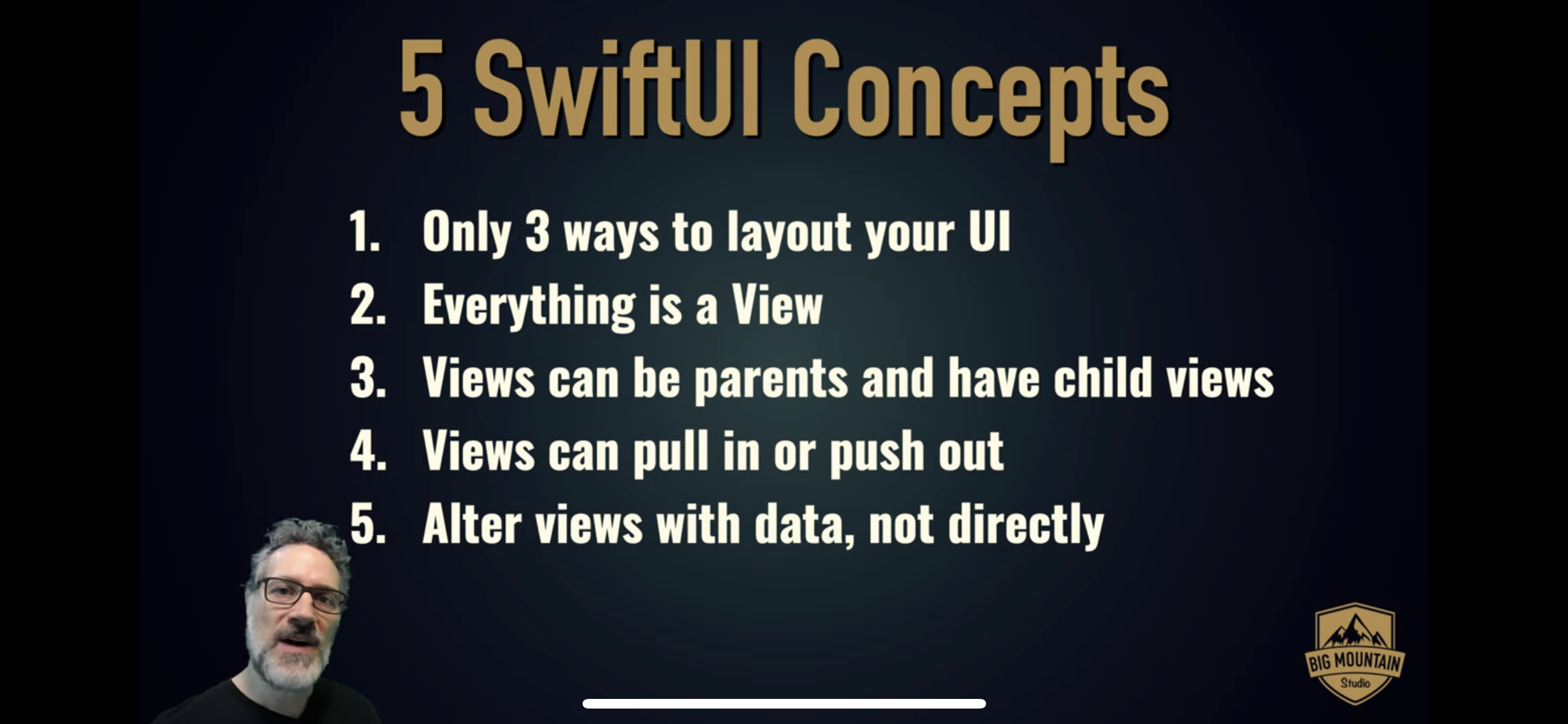 SwiftUI 의 5가지 기본 컨셉